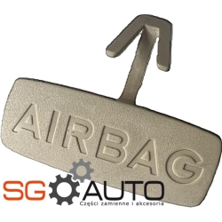 Zaślepka z napisem Airbag na lewy słupek A 7m3853437 8YS Volkswagen SEAT